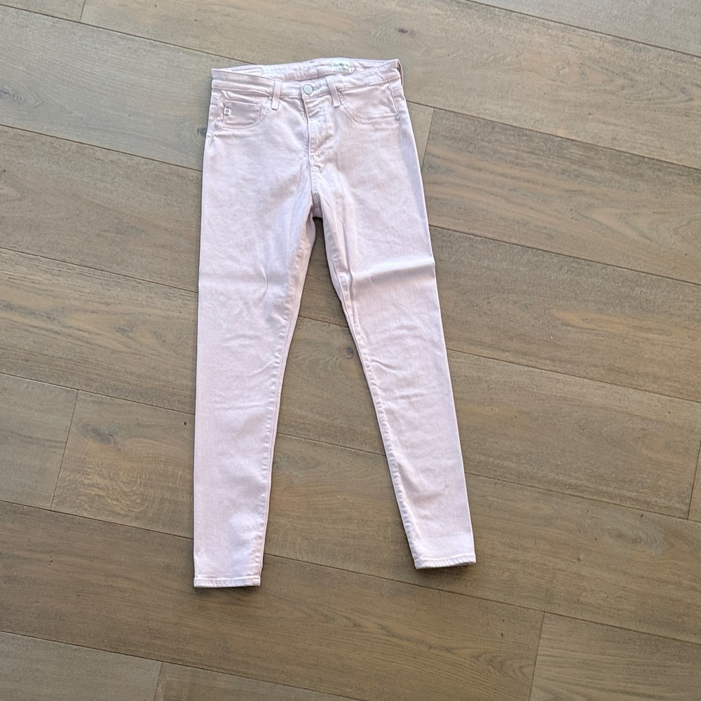 Women's Pale Pink AG Denim Skinny Jeans